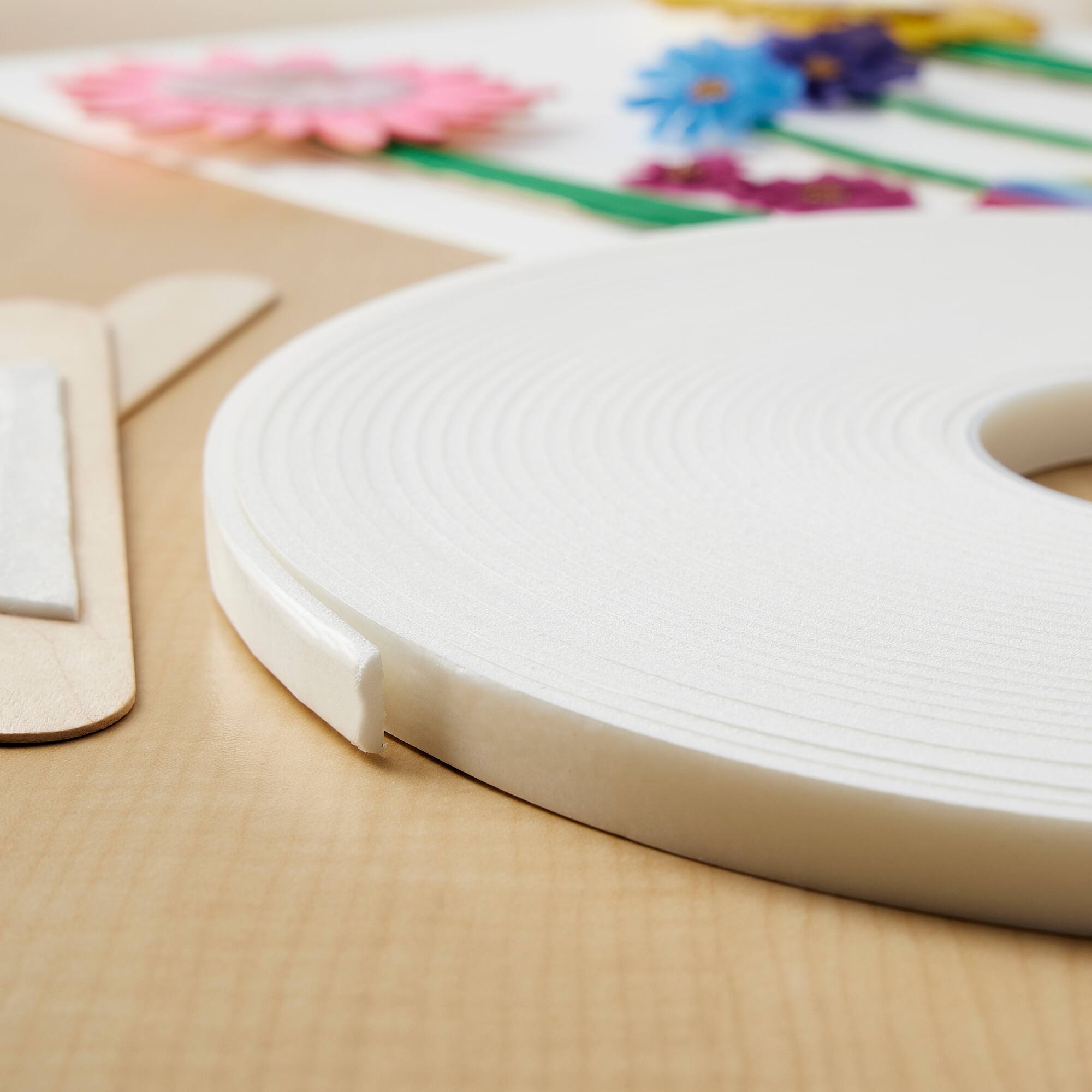 6 Pack: iCraft White 3D Foam Tape™ Roll, 54ft.